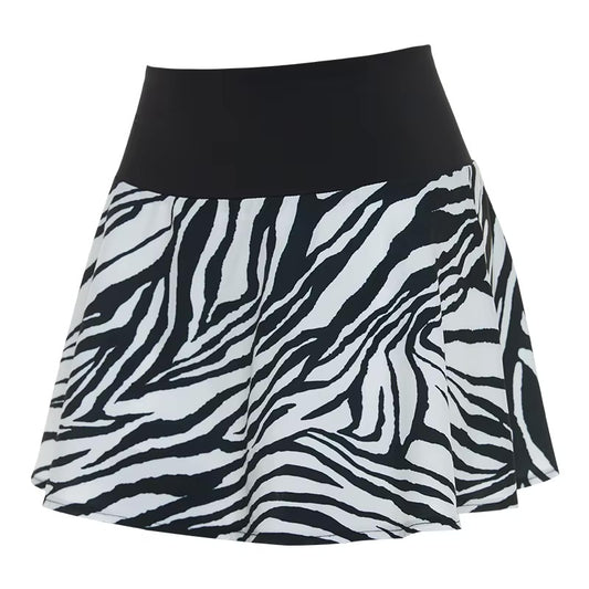 Zebra Print Skirt