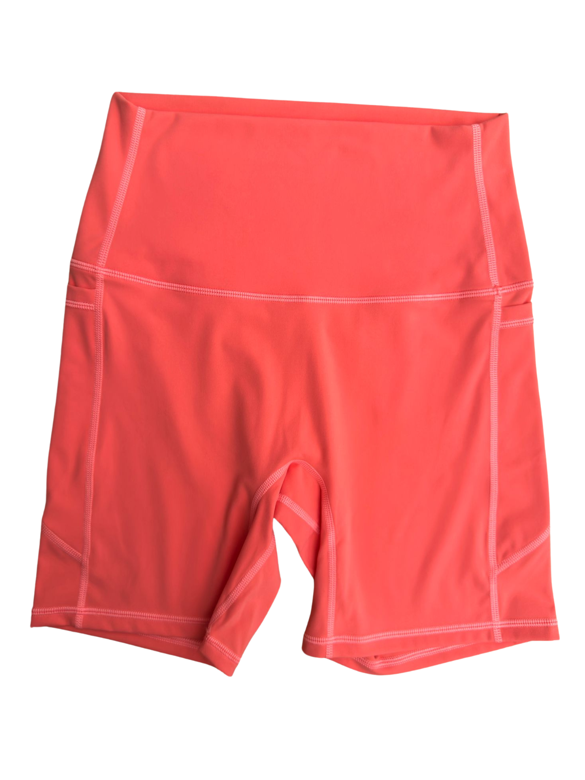 High-Waist Biker Short with Pockets
