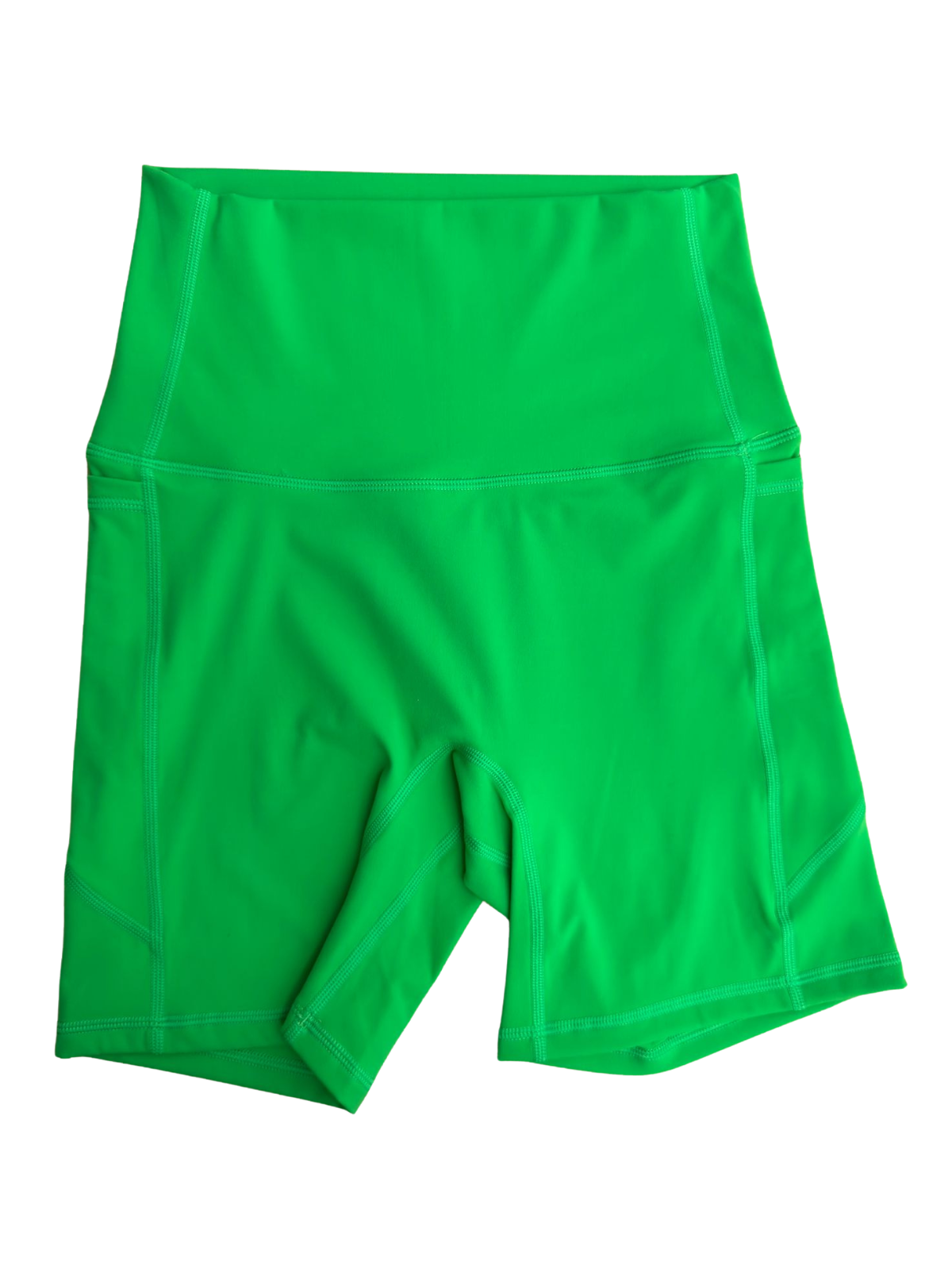 High-Waist Biker Short with Pockets